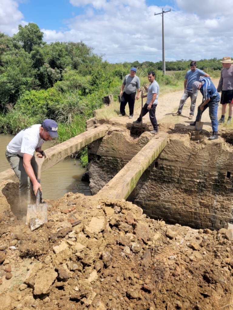 Ponte da Sanga Funda é recuperada