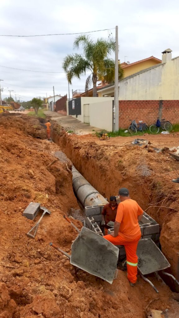 Jardim Europa recebe obras de drenagem