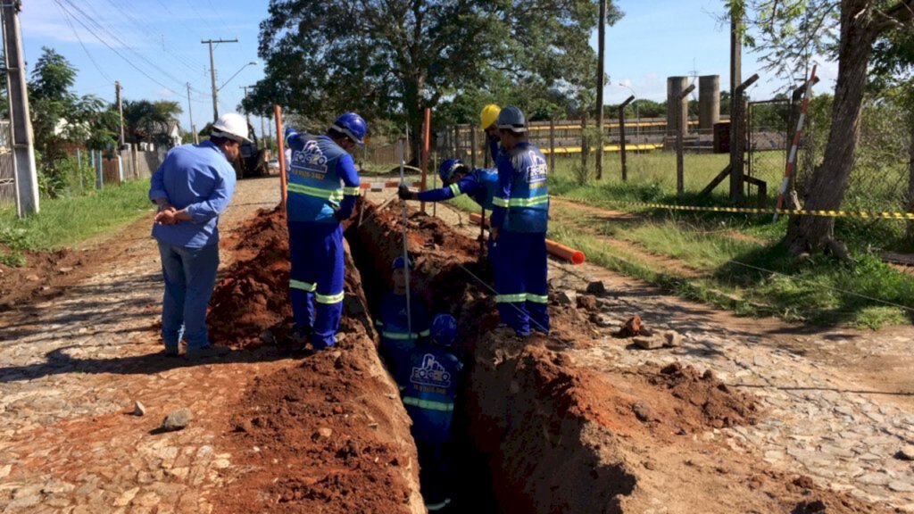 São Gabriel Saneamento comemora dois anos do início das obras de ampliação do esgotamento sanitário