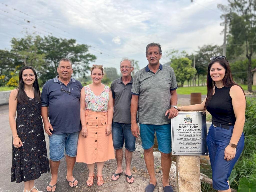 INAUGURADA A PONTE DO COSTÃOZINHO EM MAMPITUBA