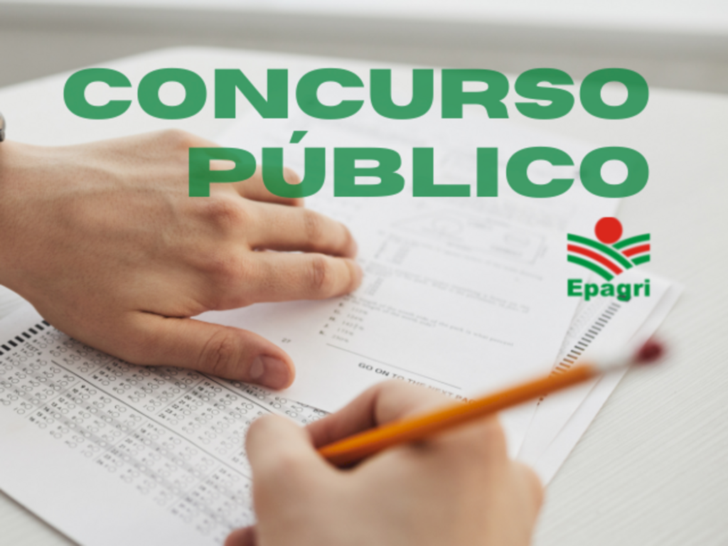 CONCURSO DA EPAGRI TEM INSCRIÇÕES ABERTAS: CONFIRA O EDITAL
