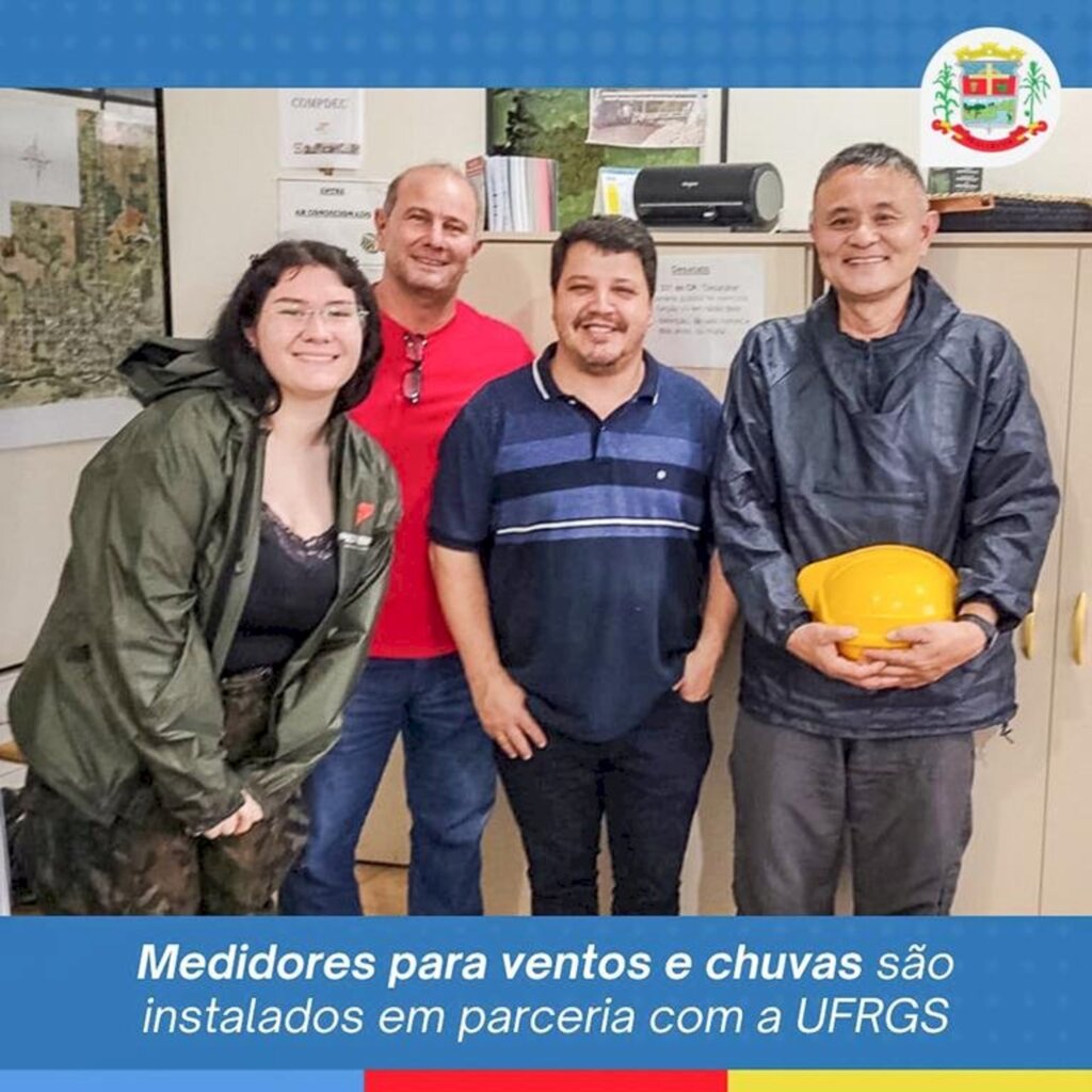 PRAIA GRANDE: ANEMÔMETRO PARA MEDIR VENTOS E CHUVAS SÃO INSTALADOS PELO MUNICÍPIO E A UFRGS