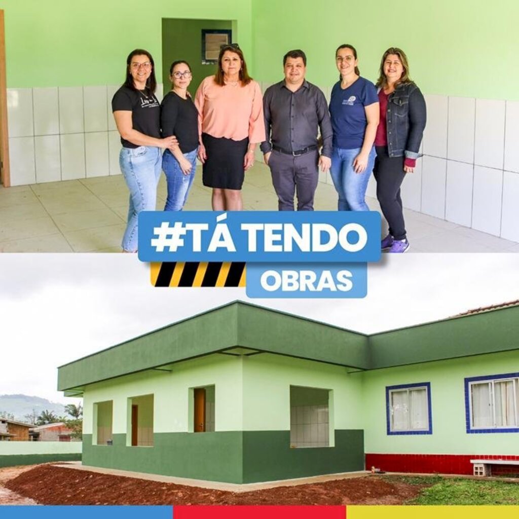 TRÊS NOVAS SALAS DE AULA  ESTÃO SENDO CONSTRUÍDAS  NA CEI LEÃOZINHO DE PRAIA GRANDE