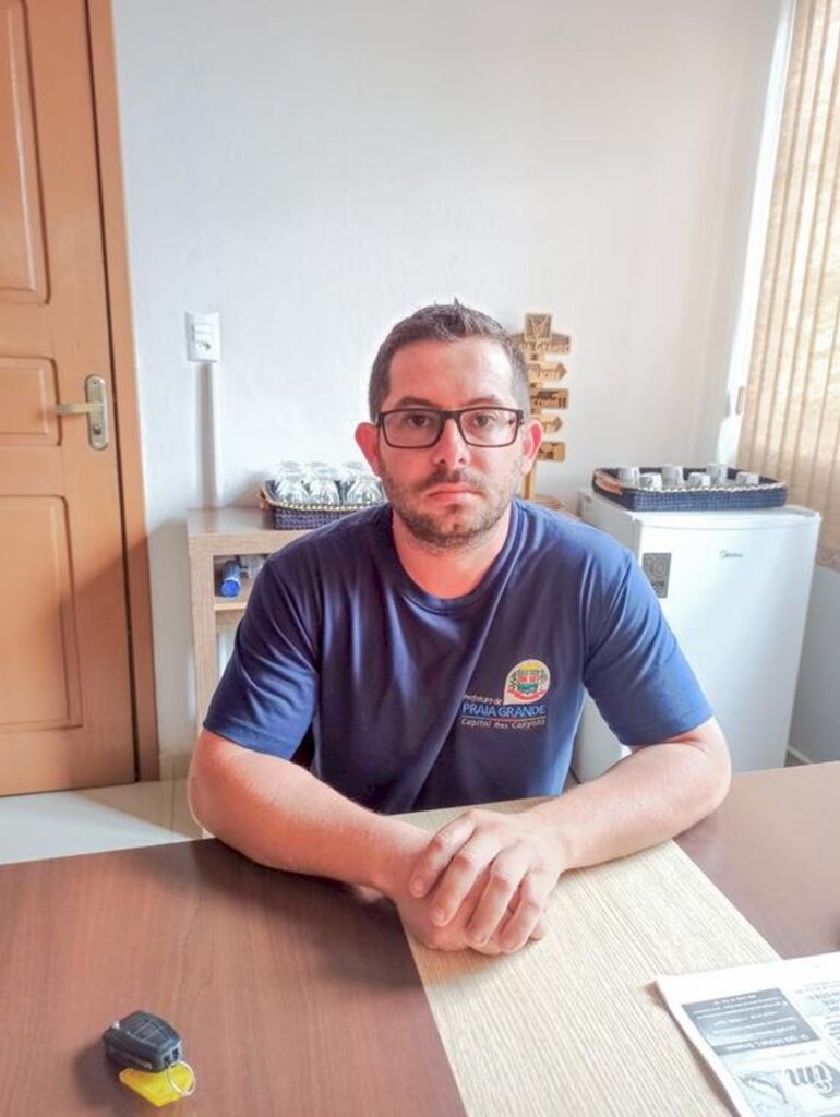 DESTAQUE  DA SEMANA: Secretário Municipal de Agricultura de Praia Grande, Celso da Silva Pereira Junior.