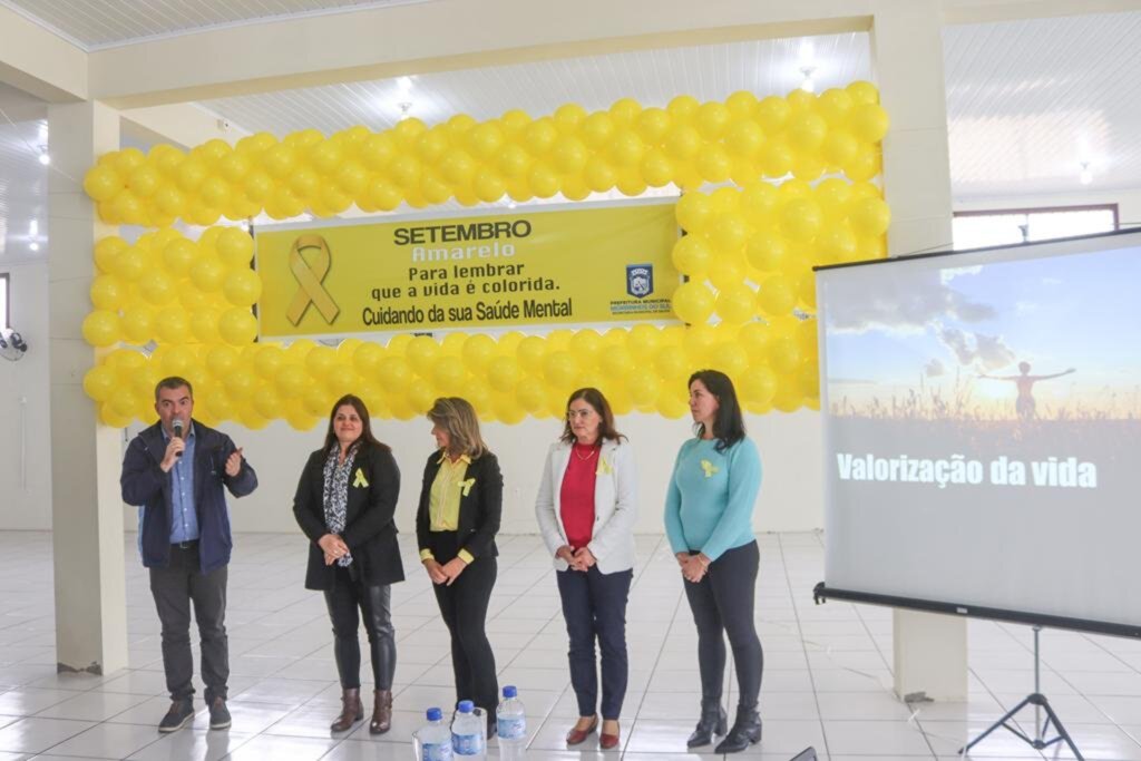 PALESTRA SOBRE VALORIZAÇÃO DA VIDA É REALIZADA NO SETEMBRO AMARELO EM MORRINHOS DO SUL