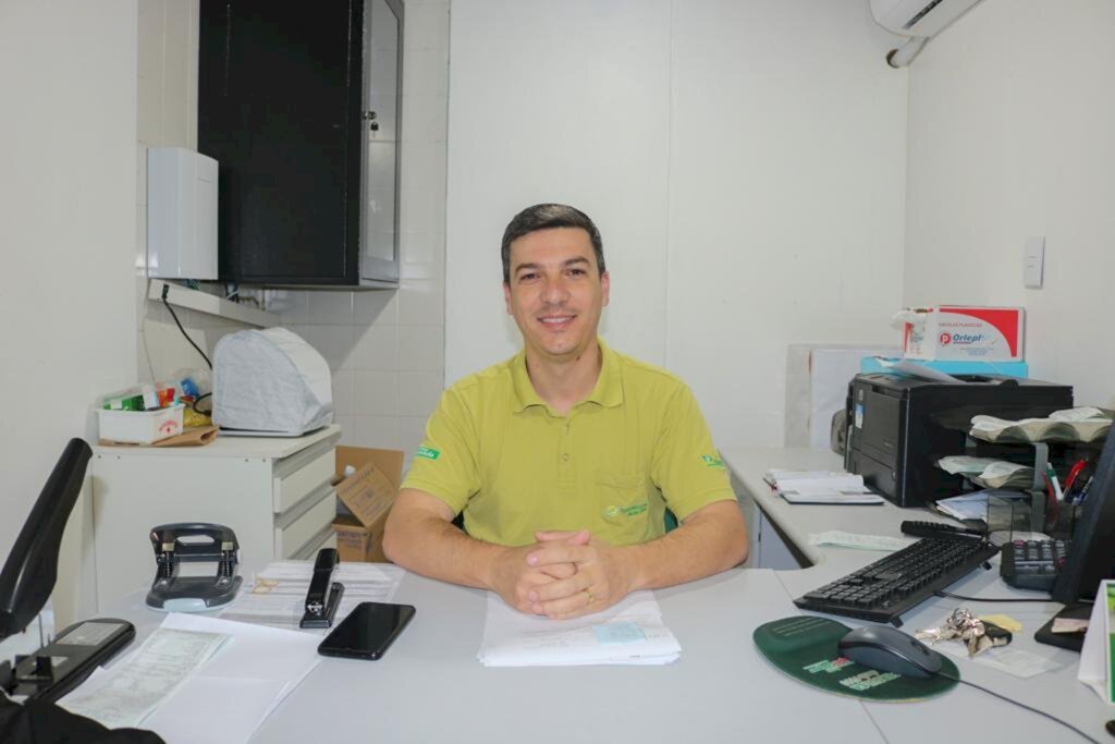 DESTAQUE DA SEMANA:Gerente do  Supercooper II de São João do Sul,  Evânio Pereira Trajano.