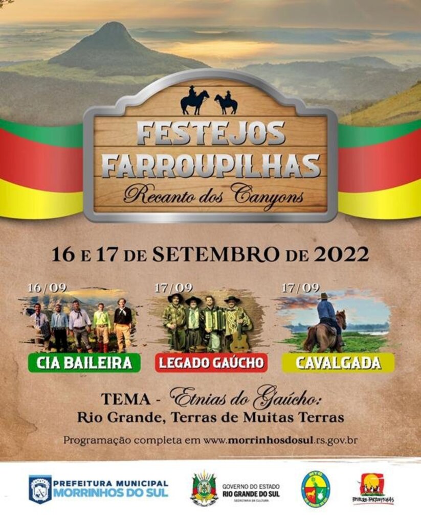 ADMINISTRAÇÃO MUNICIPAL DE MORRINHOS DO SUL PROMOVE OS FESTEJOS FARROUPILHAS 2022