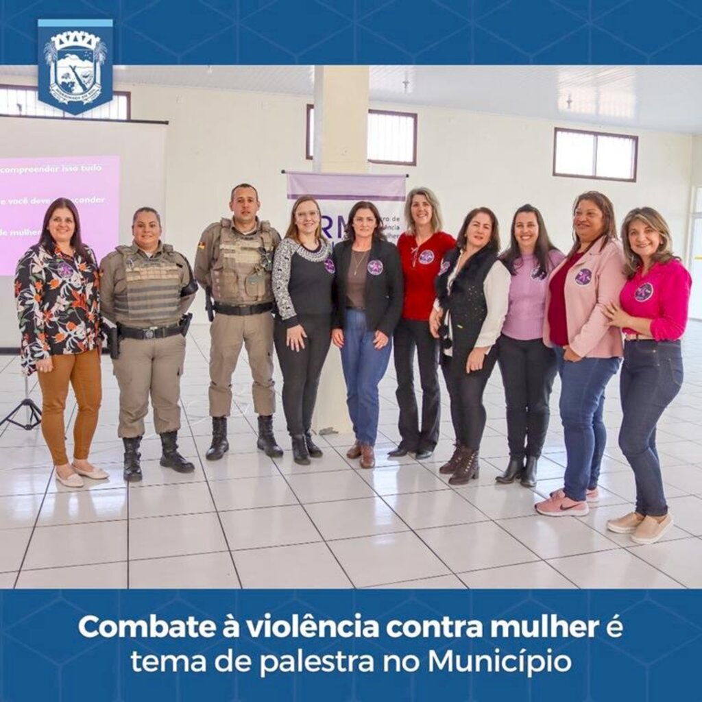 PALESTRA DE COMBATE À VIOLÊNCIA CONTRA  A MULHER É REALIZADA NO MUNICÍPIO DE MORRINHOS DO SUL