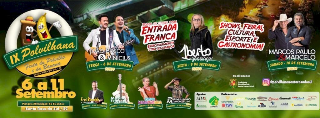 IX POLVILHANA INICIA NA TERÇA-FEIRA (06) EM SANTA ROSA DO SUL