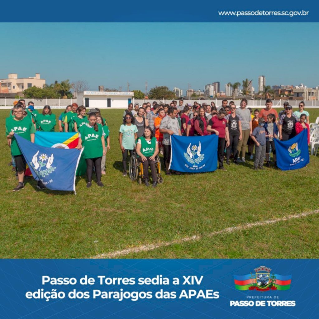 PASSO DE TORRES SEDIA A XIV EDIÇÃO DOS PARAJOGOS DAS APAES DA REGIÃO