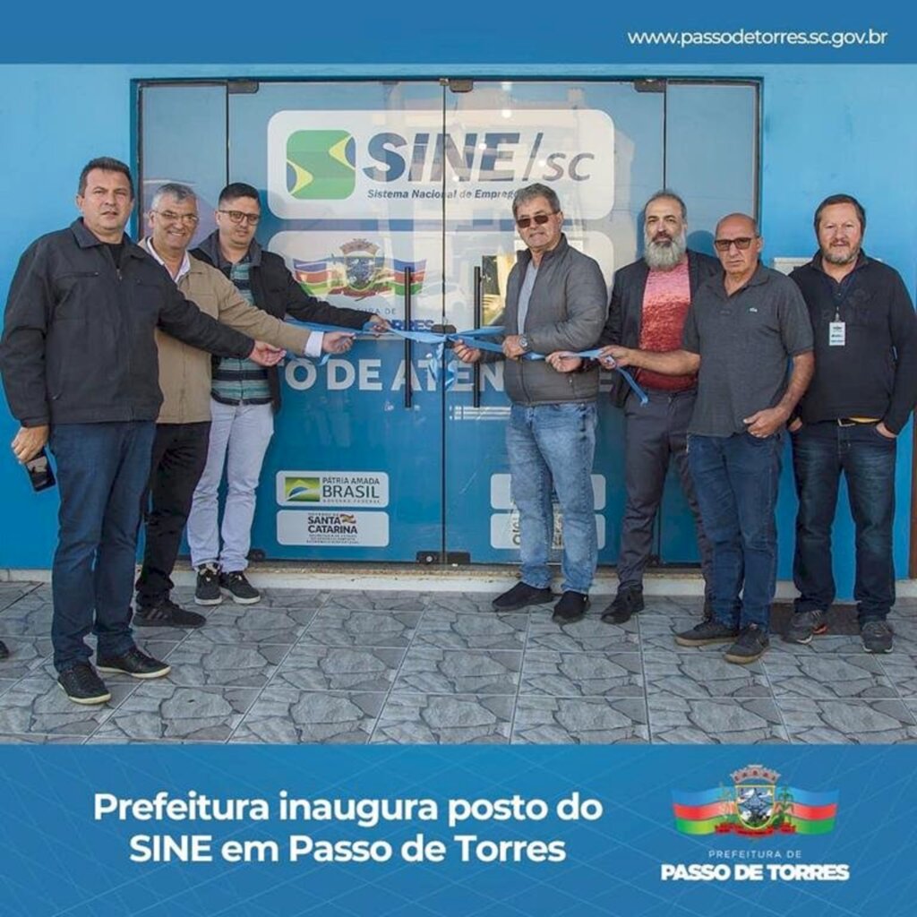 PREFEITURA DE PASSO DE TORRES INAUGURA POSTO DO SINE