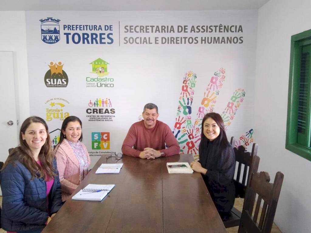 SECRETARIAS DE ASSISTÊNCIA SOCIAL E SAÚDE DE TORRES ENCAMINHAM PARCERIAS EM PROJETOS