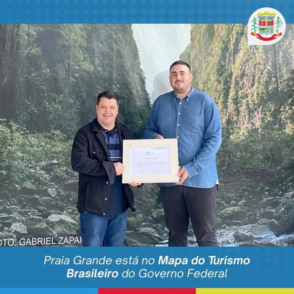 MUNICÍPIO DE PRAIA GRANDE ESTÁ NO MAPA DO TURISMO BRASILEIRO