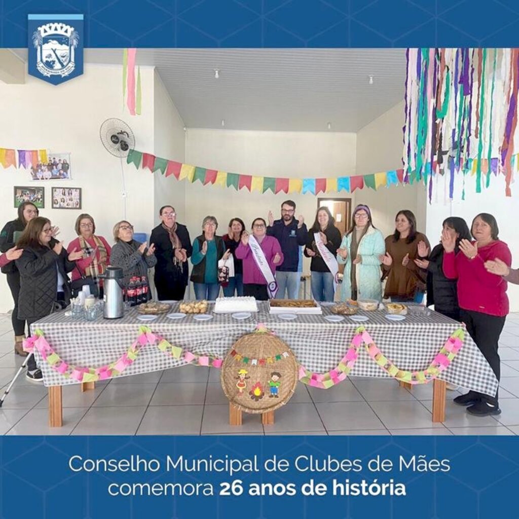 CONSELHO MUNICIPAL DE CLUBES DE MÃES  DE MORRINHOS DO SUL COMEMORA 26 ANOS DE HISTÓRIA