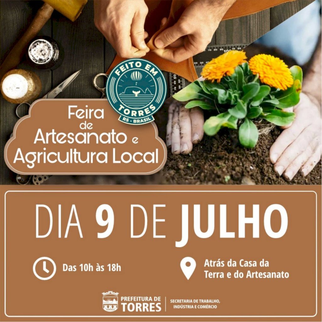 DIVULGADA RELAÇÃO DOS PARTICIPANTES DA FEIRA DO ARTESANATO E AGRICULTURA DE TORRES