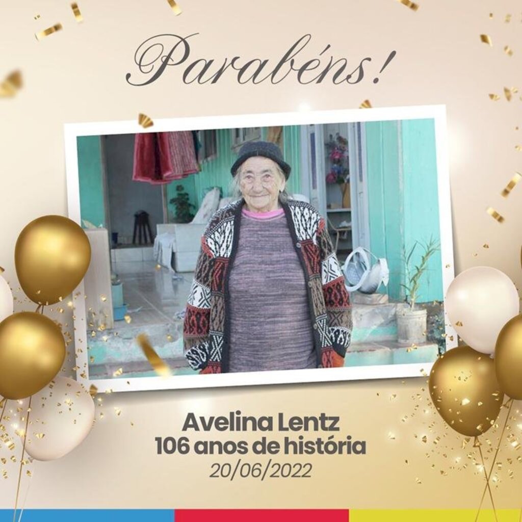 PRAIA GRANDE: MORADORA DA COMUNIDADE DE CACHOEIRA AVELINA LENTZ COMPLETA 106 ANOS DE VIDA