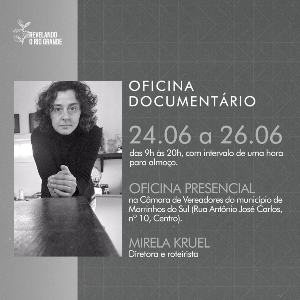 IECINE ABRE INSCRIÇÕES PARA 'OFICINA DE DOCUMENTÁRIO'