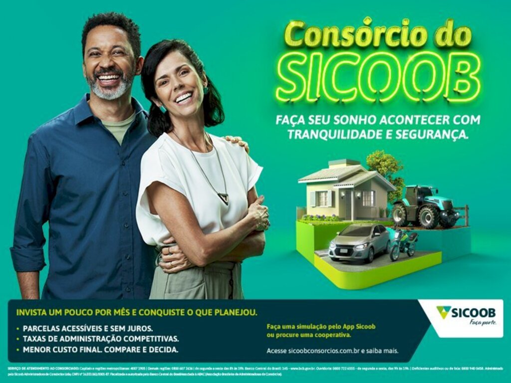 SICOOB TEM CRESCIMENTO DE 25% NA COMERCIALIZAÇÃO DE CONSÓRCIOS EM 2021