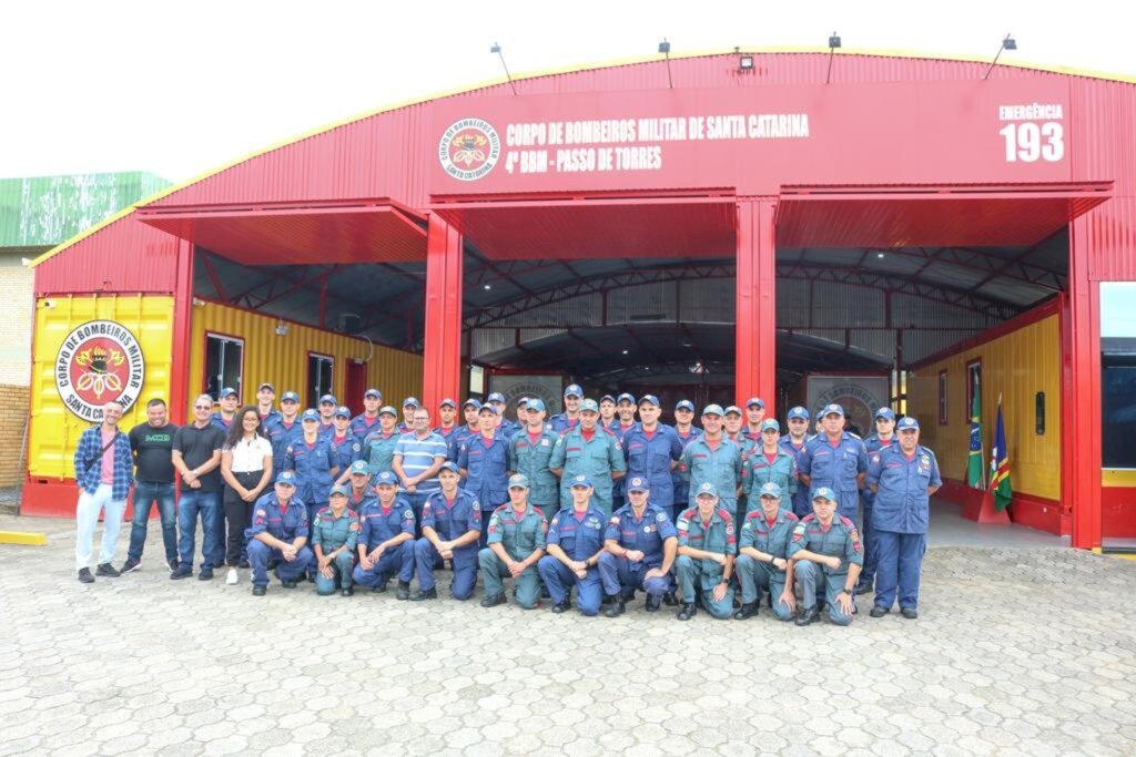 PASSO DE TORRES: CORPO DE BOMBEIROS INAUGURA OBRAS DE REFORMA E AMPLIAÇÃO