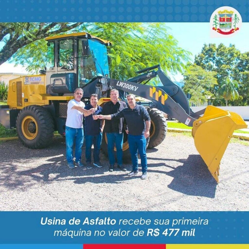 CONSÓRCIO INTERMUNICIPAL MAMPITUBA COMEÇA A  RECEBER OS EQUIPAMENTOS PARA A USINA DE ASFALTO