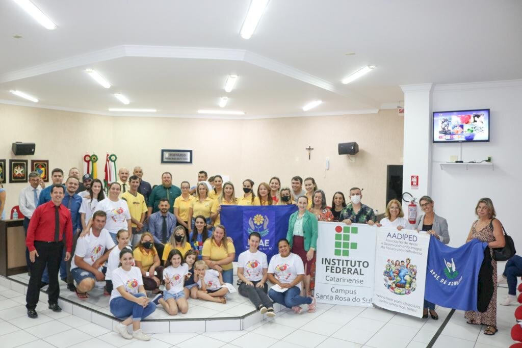 SANTA ROSA DO SUL: APAE FAZ CONVITE NA CÂMARA DE VEREADORES PARA A PROGRAMAÇÃO DA SEMANA DO AUTISTA