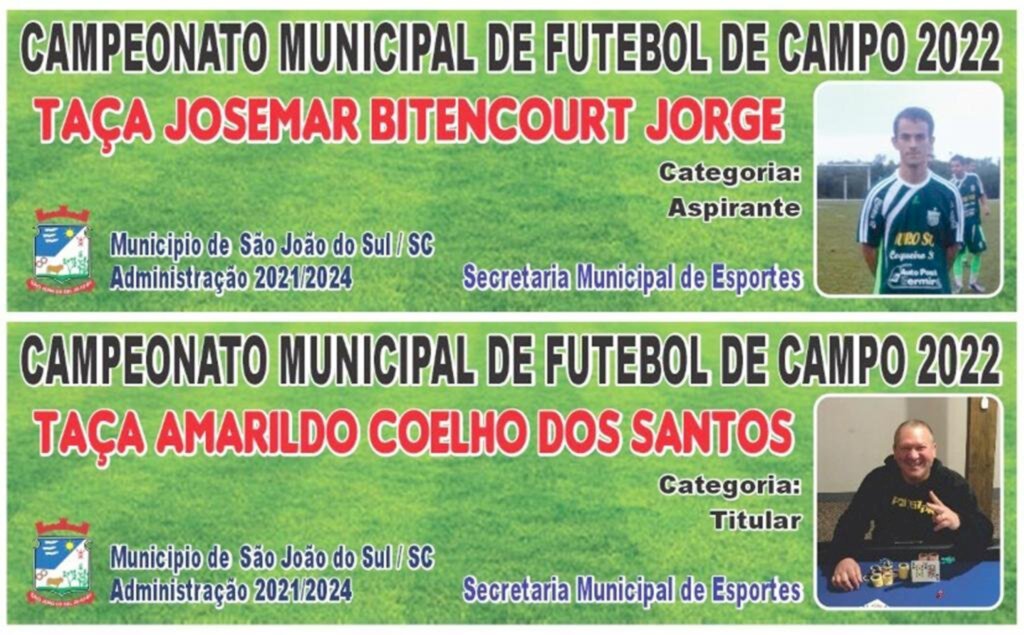 DEFINIDOS OS PRIMEIROS JOGOS DO CAMPEONATO MUNICIPAL DE FUTEBOL AMADOR DE SÃO JOÃO DO SUL