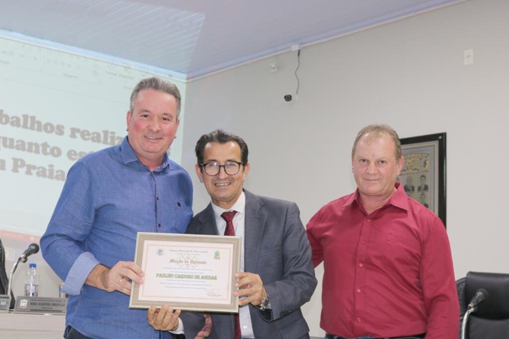 PRAIA GRANDE: PASTOR PAULINO DE AGUIAR DA IGREJA ASSEMBLEIA DE DEUS SE DESPEDE COM HOMENAGEM NA CÂMARA
