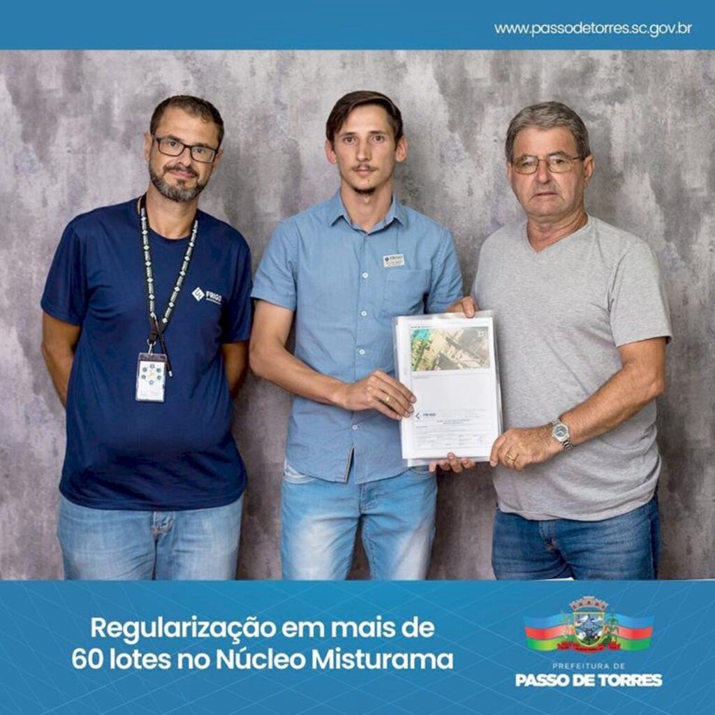 MAIS DE 60 LOTES SERÃO REGULARIZADOS NO NÚCLEO MISTURAMA EM PASSO DE TORRES
