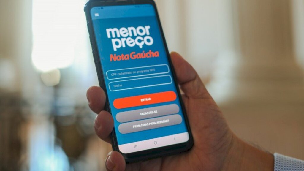 Felipe Dalla Valle - Aplicativo Menor Preço Nota Gaúcha está disponível nas plataformas Android e iOS