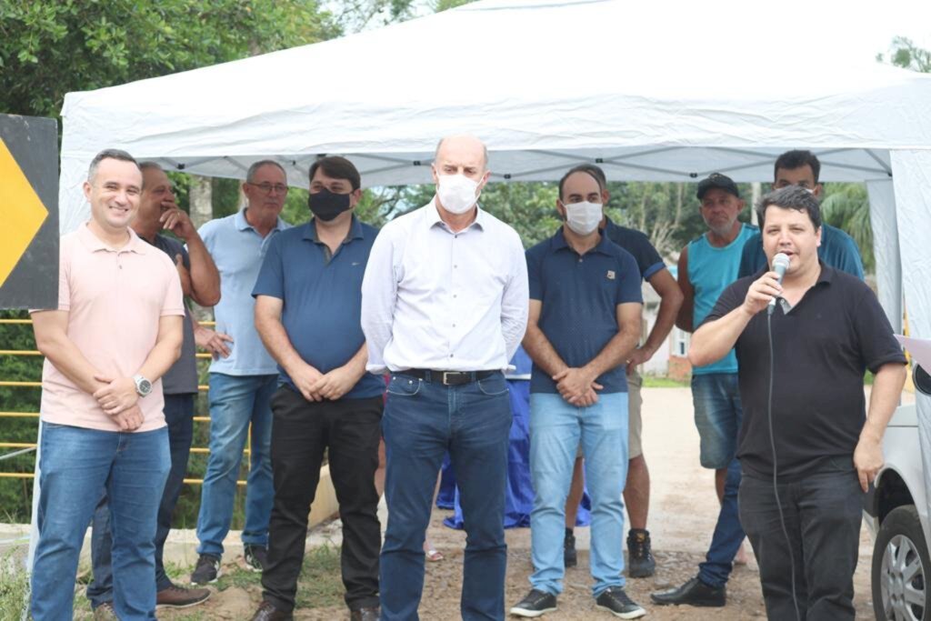 ADMINISTRAÇÃO MUNICIPAL DE PRAIA GRANDE INAUGURA  PONTE NA COMUNIDADE DO PÉ DA SERRA