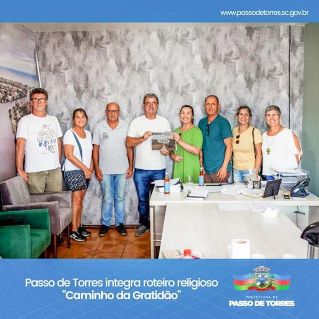 MUNICÍPIO DE PASSO DE TORRES INTEGRA ROTEIRO RELIGIOSO  'CAMINHO DA GRATIDÃO'