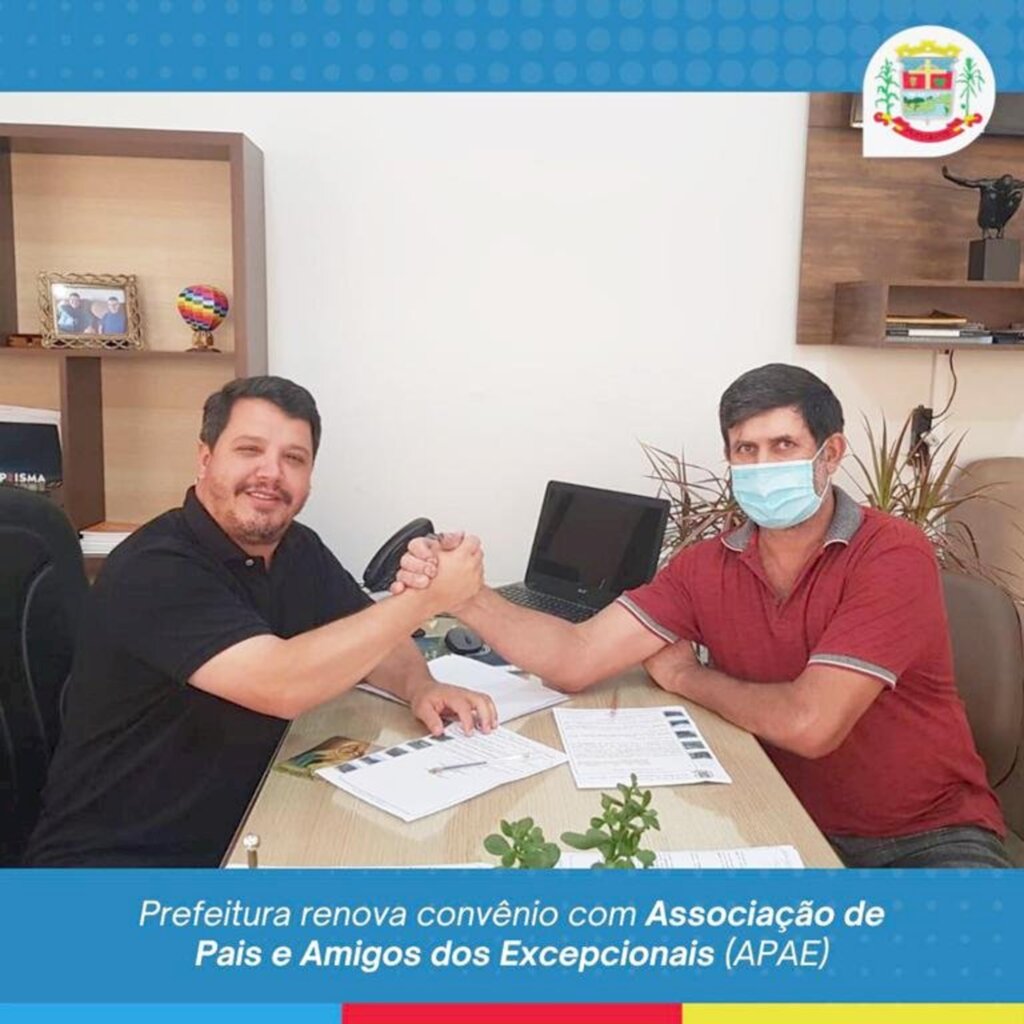 GOVERNO MUNICIPAL DE PRAIA GRANDE RENOVA  CONVÊNIO COM A APAE