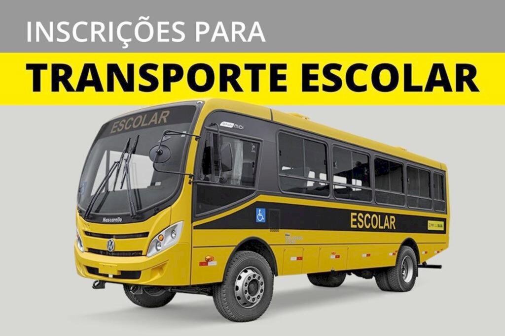 TORRES: ALUNOS DA REDE PÚBLICA PODEM FAZER AS  INSCRIÇÕES PARA O TRANSPORTE ESCOLAR