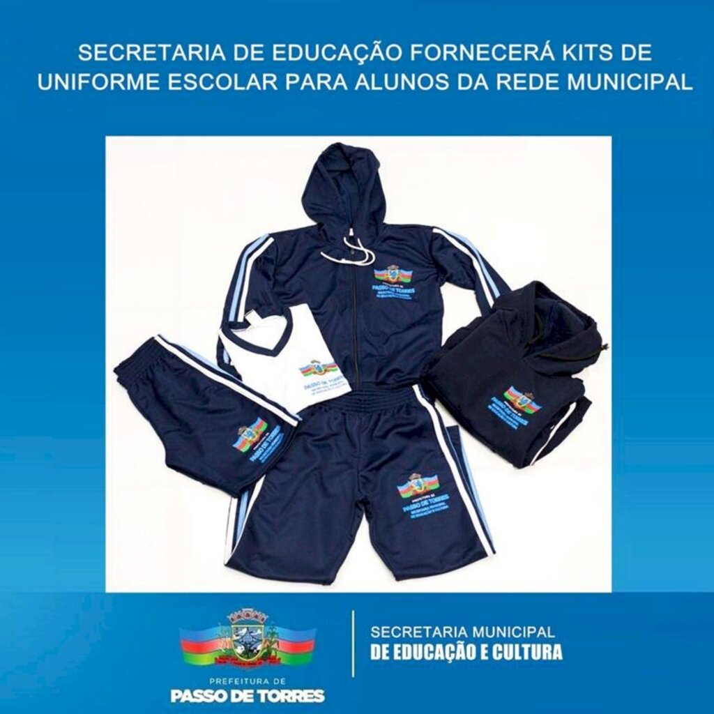 SMEC FORNECERÁ  KIT DE MATERIAL ESCOLAR E UNIFORMES NAS ESCOLAS DE PASSO DE TORRES