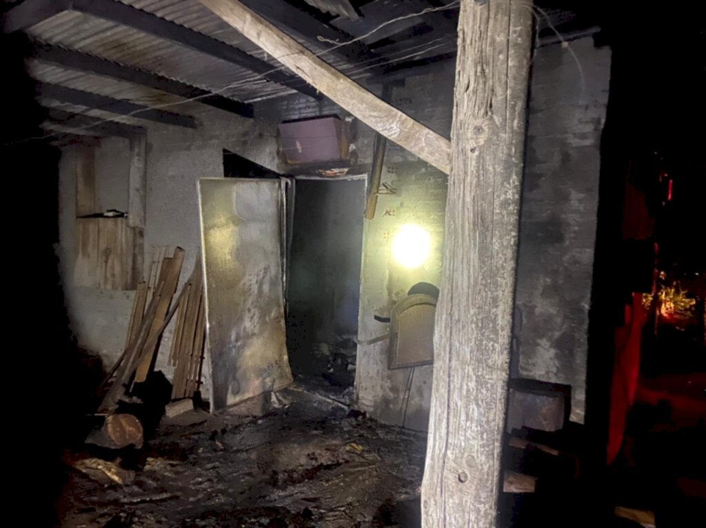 ESTUFA DE FUMO PEGA FOGO EM SÃO JOÃO DO SUL