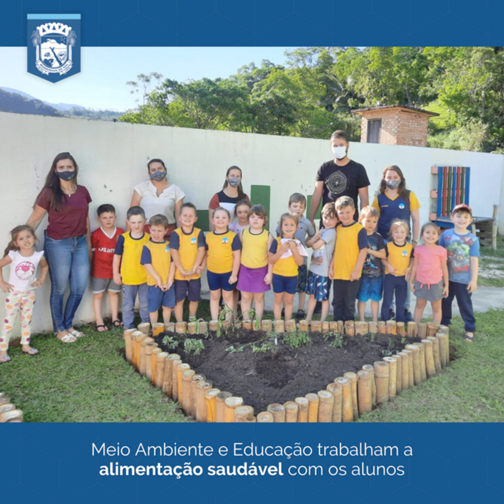 MEIO AMBIENTE E EDUCAÇÃO TRABALHAM A ALIMENTAÇÃO SAUDÁVEL COM ALUNOS EM MORRINHOS DO SUL