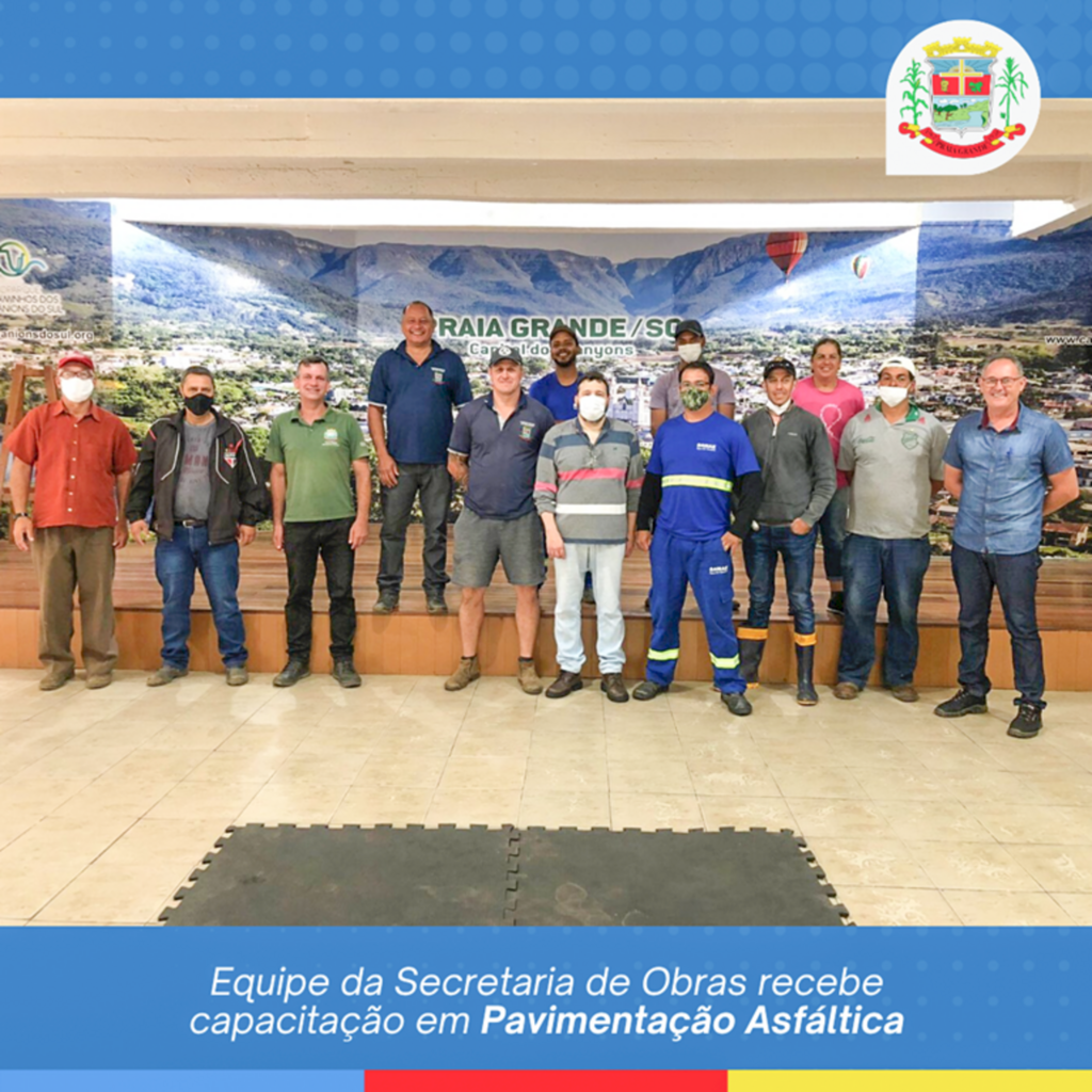 EQUIPE DA SECRETARIA DE OBRAS DE PRAIA GRANDE RECEBE CAPACITAÇÃO EM PAVIMENTAÇÃO ASFÁLTICA