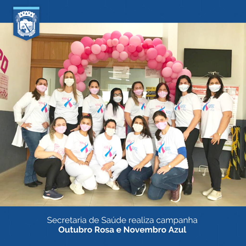 SECRETARIA DE SAÚDE PROMOVE CAMPANHA OUTUBRO ROSA E NOVEMBRO AZUL EM MORRINHOS DO SUL