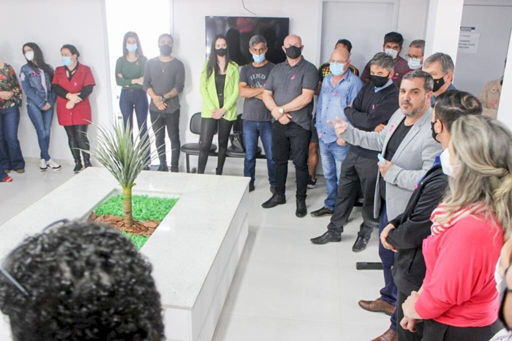 INAUGURADA A NOVA ESTRUTURA ADMINISTRATIVA DA SECRETARIA DE SAÚDE DE SANTA ROSA DO SUL