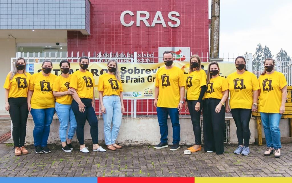 CAMPANHA SETEMBRO AMARELO É REALIZADA EM PRAIA GRANDE