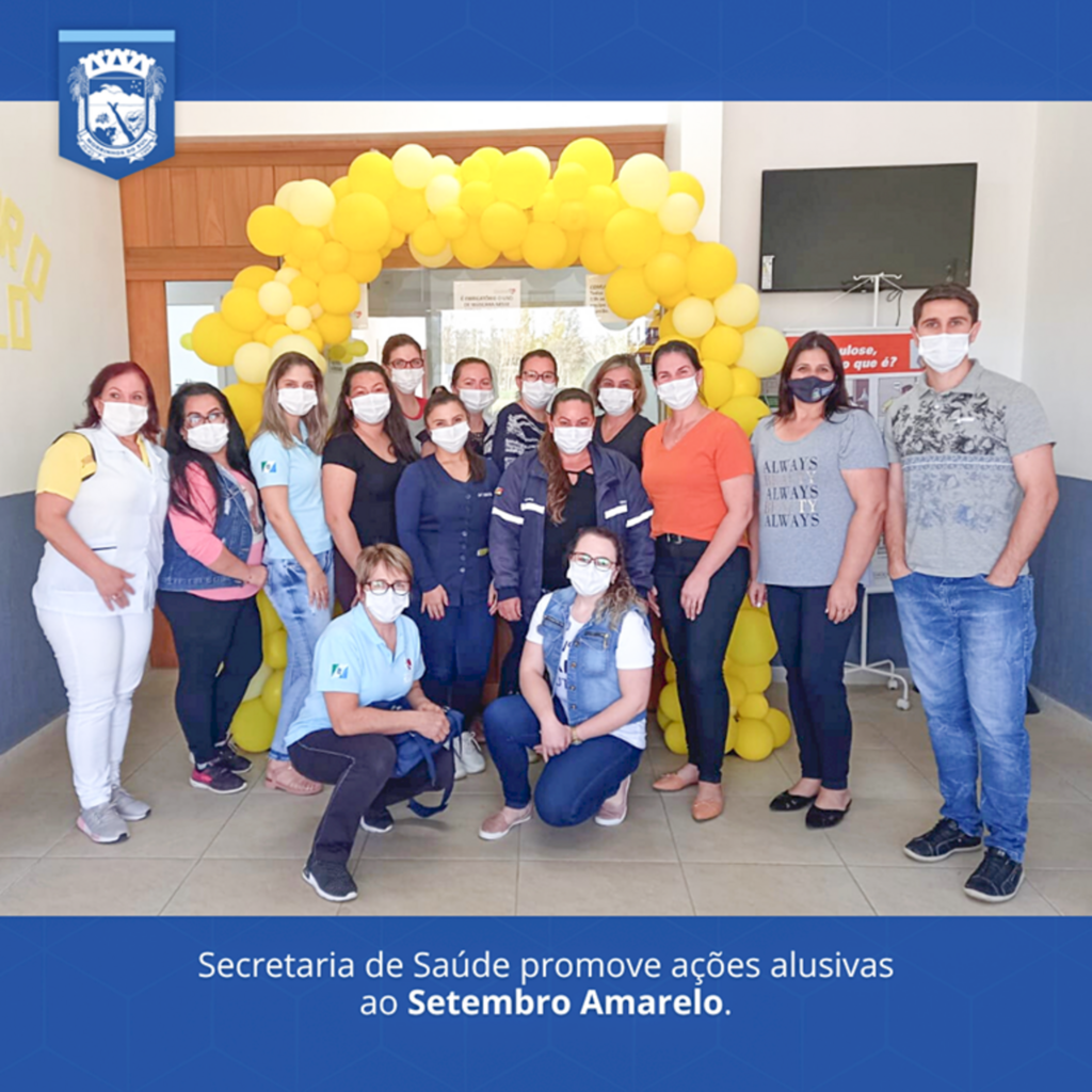 SECRETARIA DE SAÚDE ADERE A CAMPANHA SETEMBRO AMARELO EM MORRINHOS DO SUL