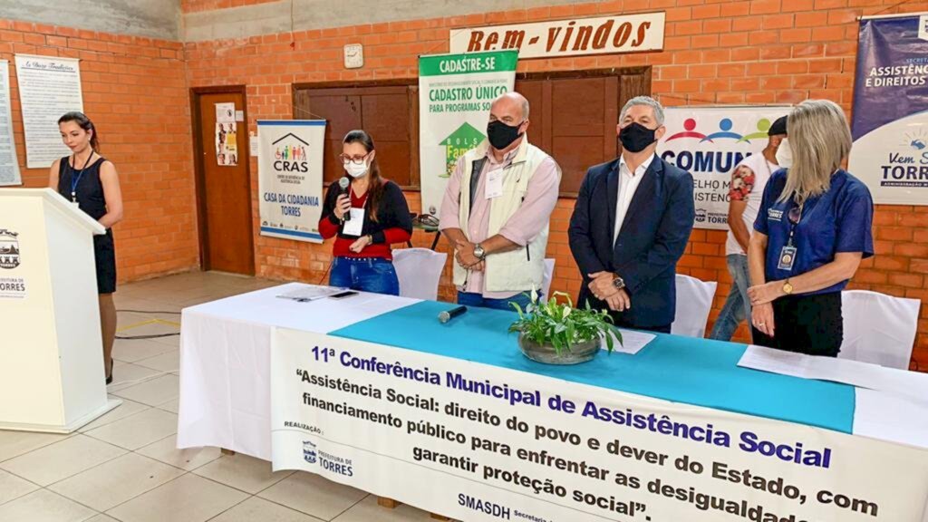 SECRETARIA DE ASSISTÊNCIA SOCIAL E DIREITOS HUMANOS DE TORRES REALIZOU A 11ª CONFERÊNCIA MUNICIPAL
