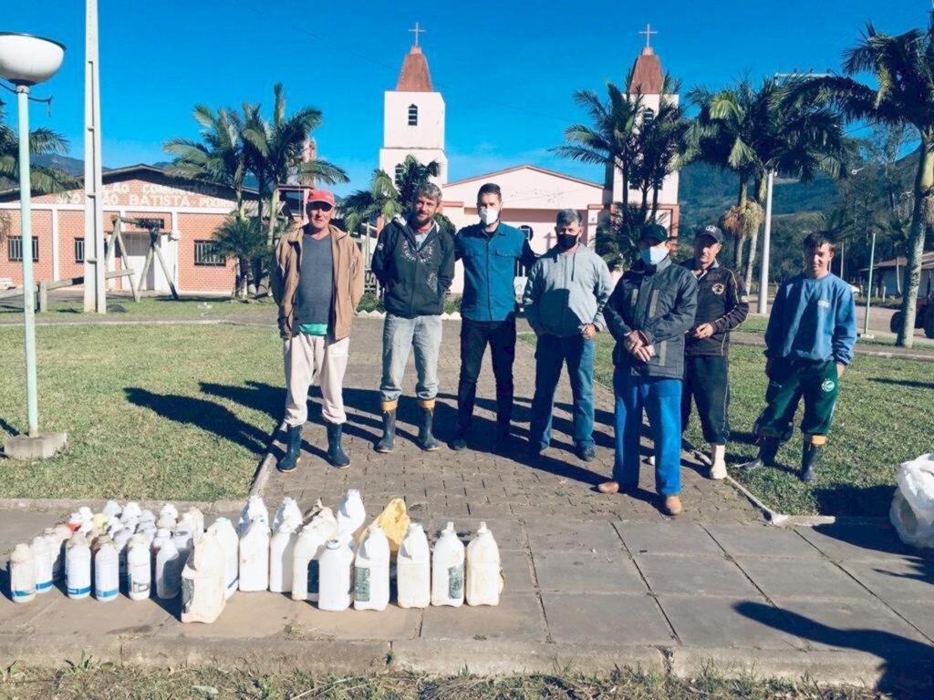 SUCESSO NA CAMPANHA DE RECOLHIMENTO DE  EMBALAGENS DE AGROTÓXICOS EM MORRINHOS DO SUL