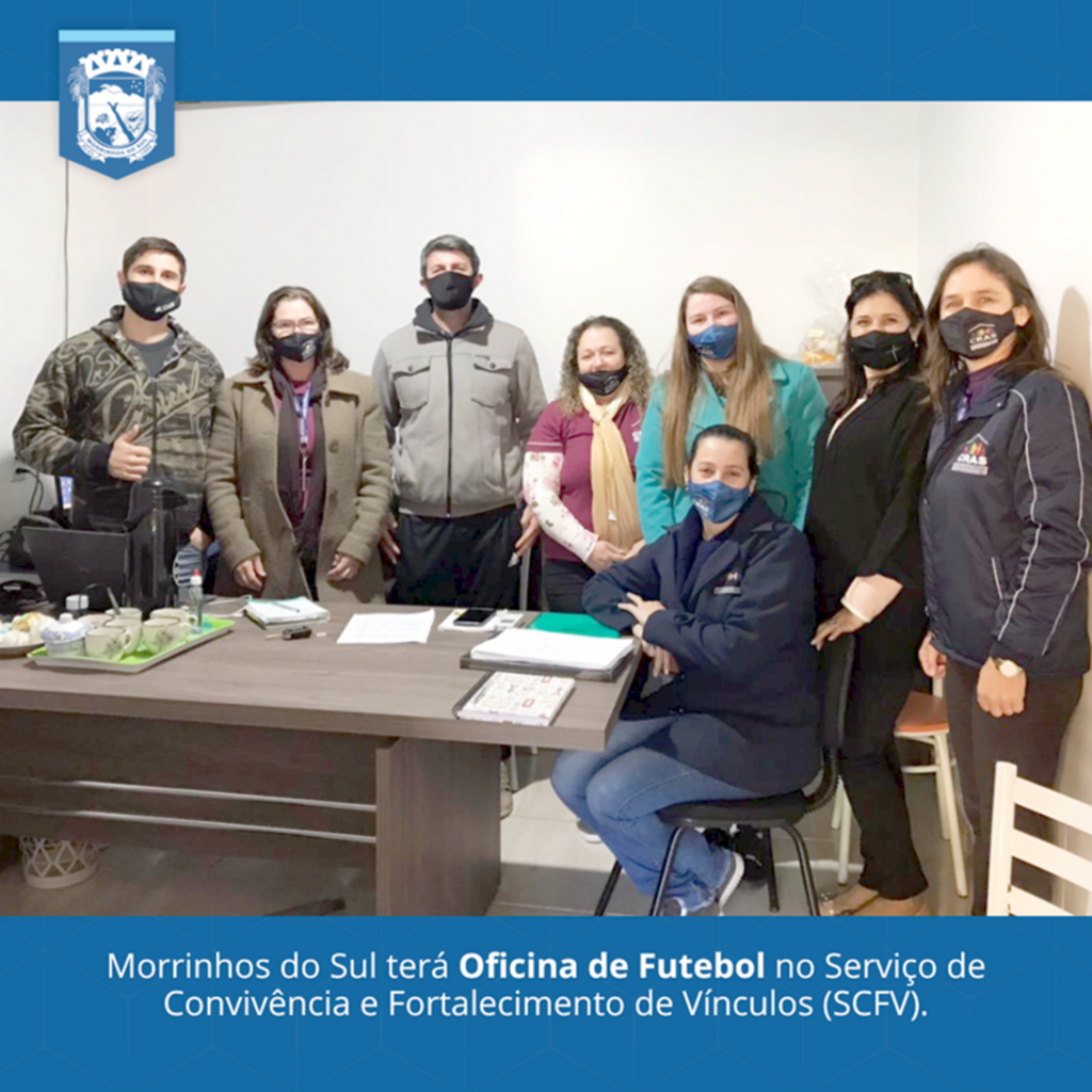 MUNICÍPIO DE MORRINHOS DO SUL TERÁ OFICINA DE FUTEBOL NO SCFV