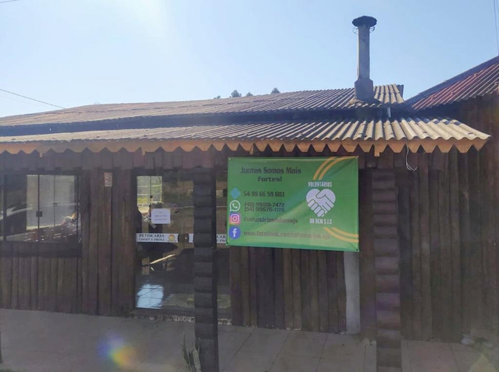 GRUPO VOLUNTÁRIOS DO BEM ABRE ESPAÇO PARA DOAÇÕES EM SÃO JOÃO DO SUL