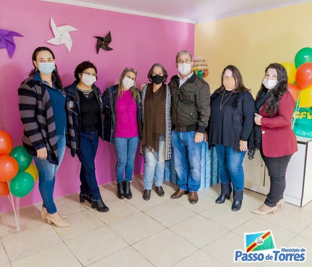 SCFV DE PASSO DE TORRES RECEBE A VISITA DO PREFEITO  VALMIR E DA PRIMEIRA DAMA MARTA