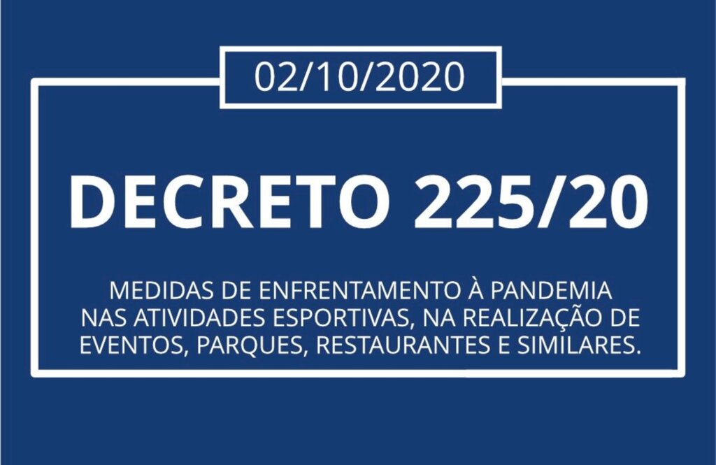 PREFEITURA PUBLICA DECRETO SOBRE FUNCIONAMENTO DE BUFFETS, ATIVIDADES ESPORTIVAS, EVENTOS E PARQUES