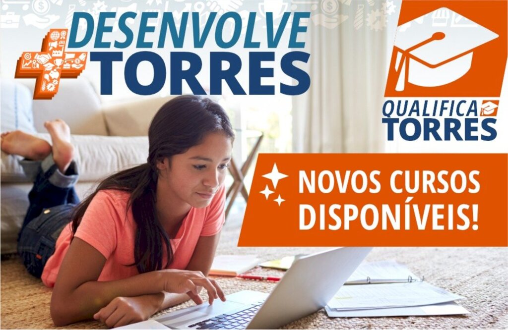 PROGRAMA QUALIFICA TORRES OFERECE MAIS CINCO CURSOS DE CAPACITAÇÃO PROFISSIONAL, INSCRIÇÕES ABREM NESTA TERÇA-FEIRA (11)