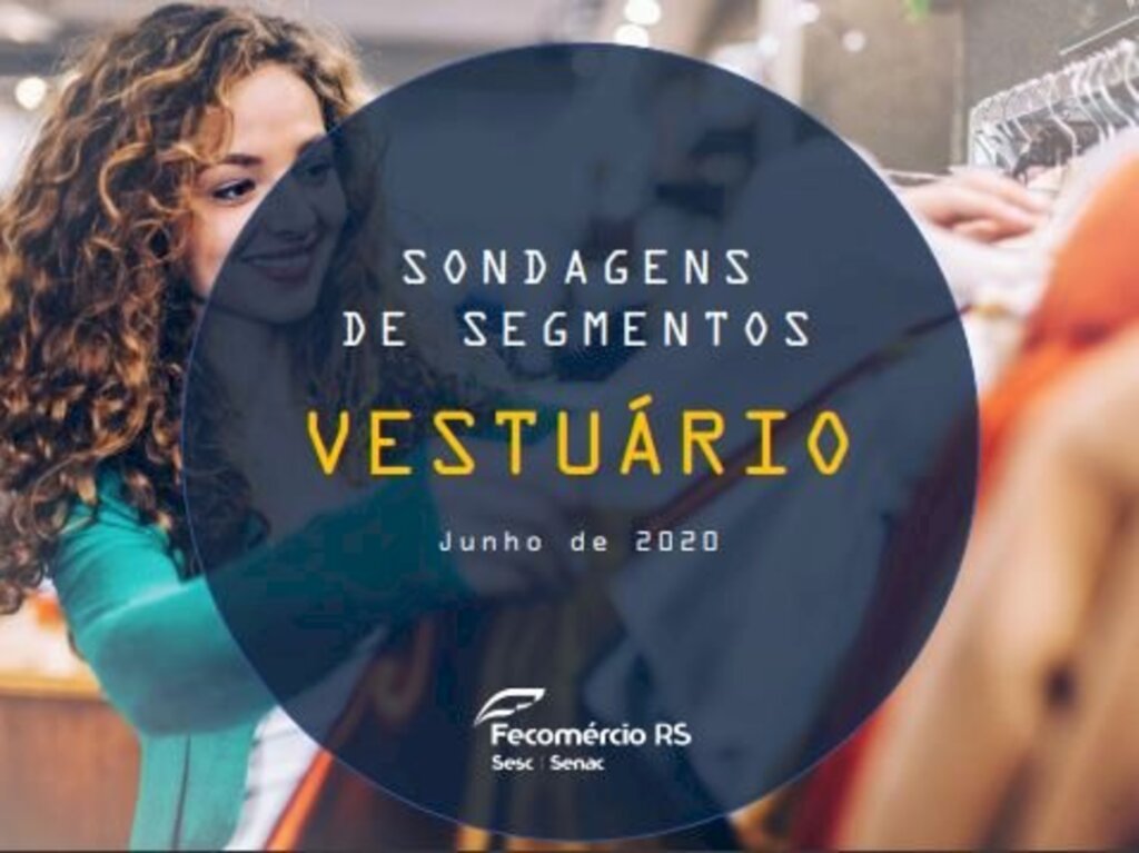 VESTUÁRIO É UM DOS SEGMENTOS MAIS AFETADOS PELA CRISE DO CORONAVÍRUS, APONTA SONDAGEM DA FECOMÉRCIO-RS
