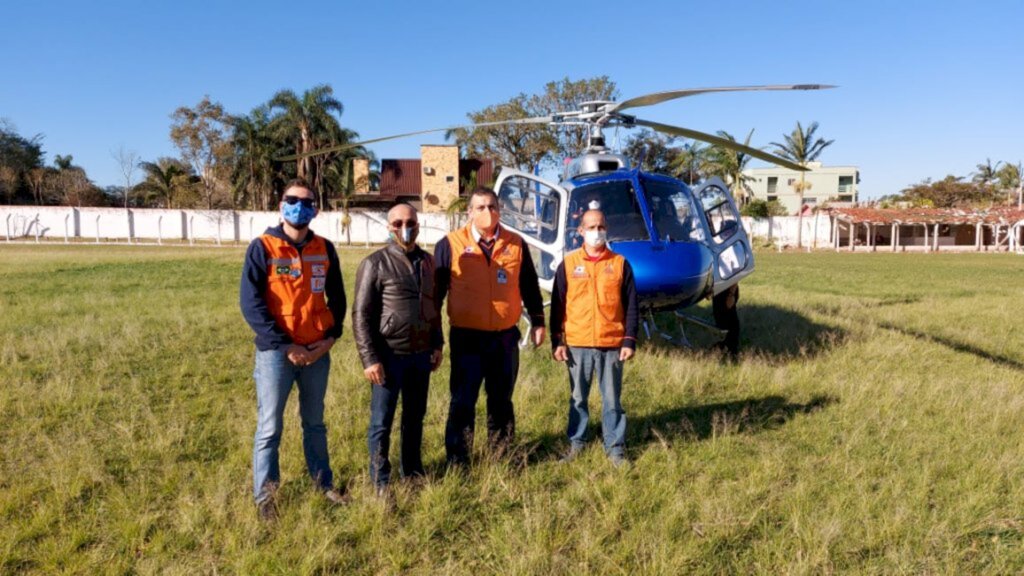 SECRETÁRIO NACIONAL DA DEFESA CIVIL VISITA PRAIA GRANDE
